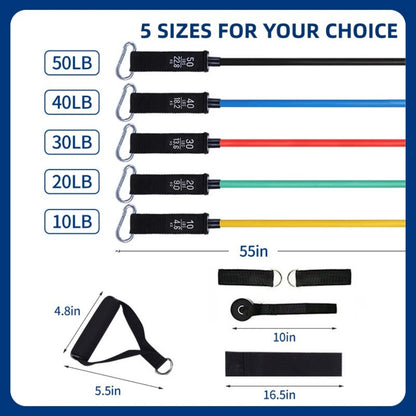 Resistance Bands Set with Handles.