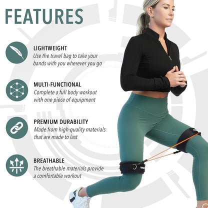  Leg Resistance Bands Set 
