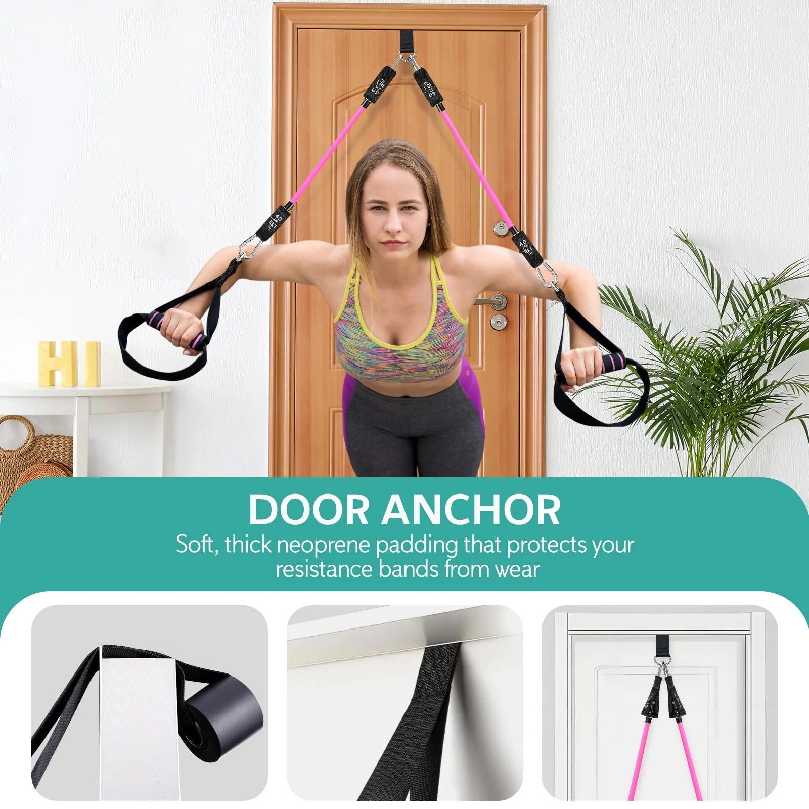Pilates Bar Kit with Resistance Bands.