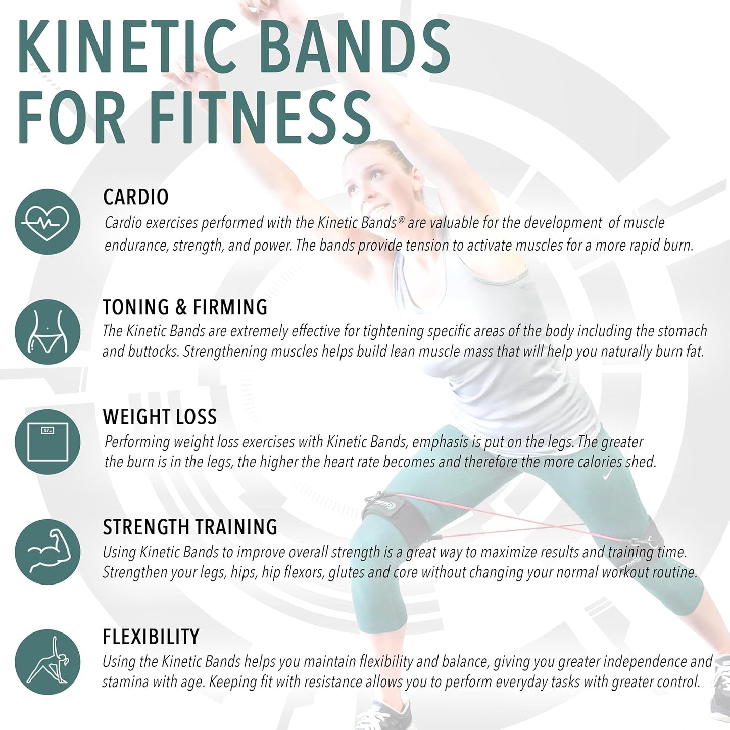  Leg Resistance Bands Set 