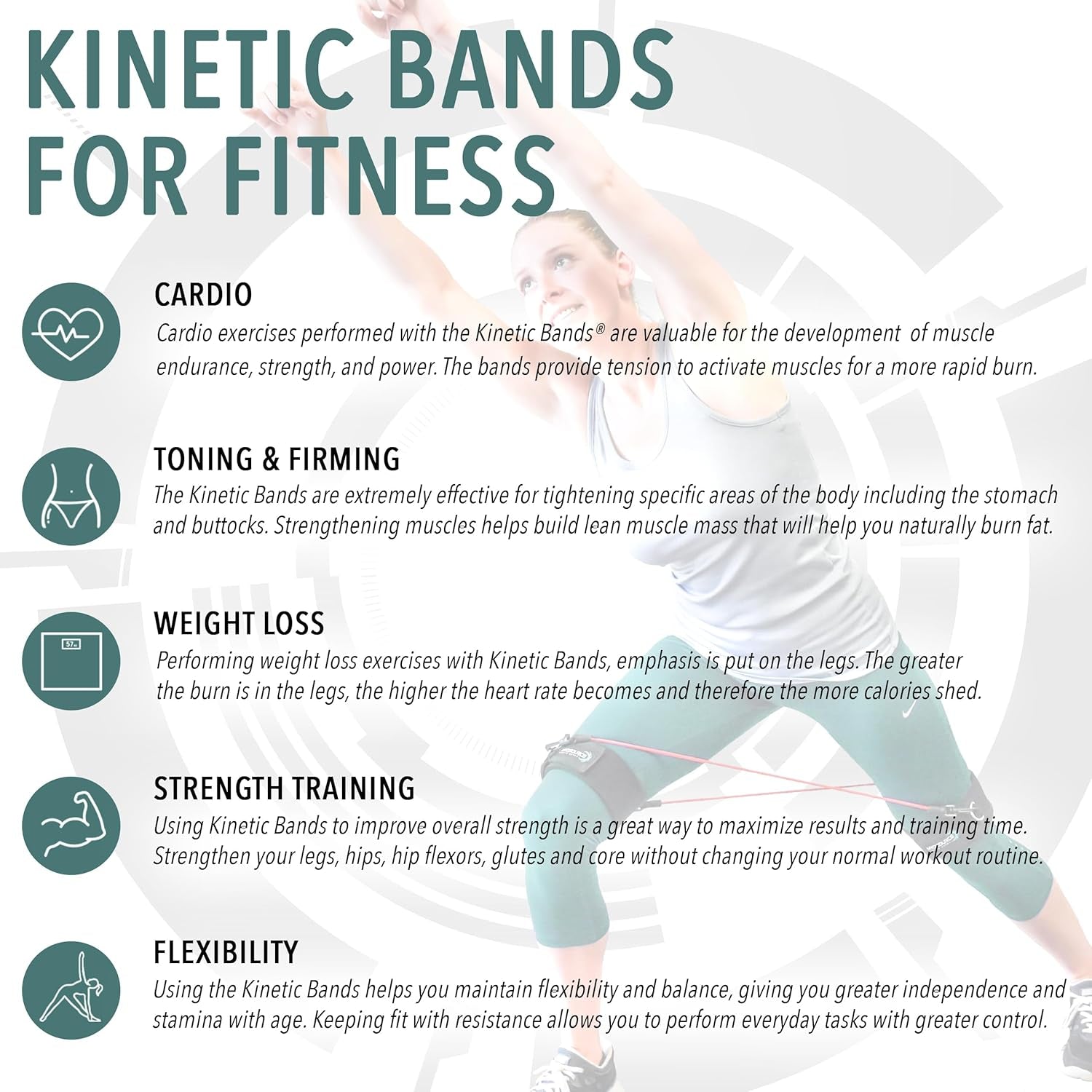  Leg Resistance Bands Set 